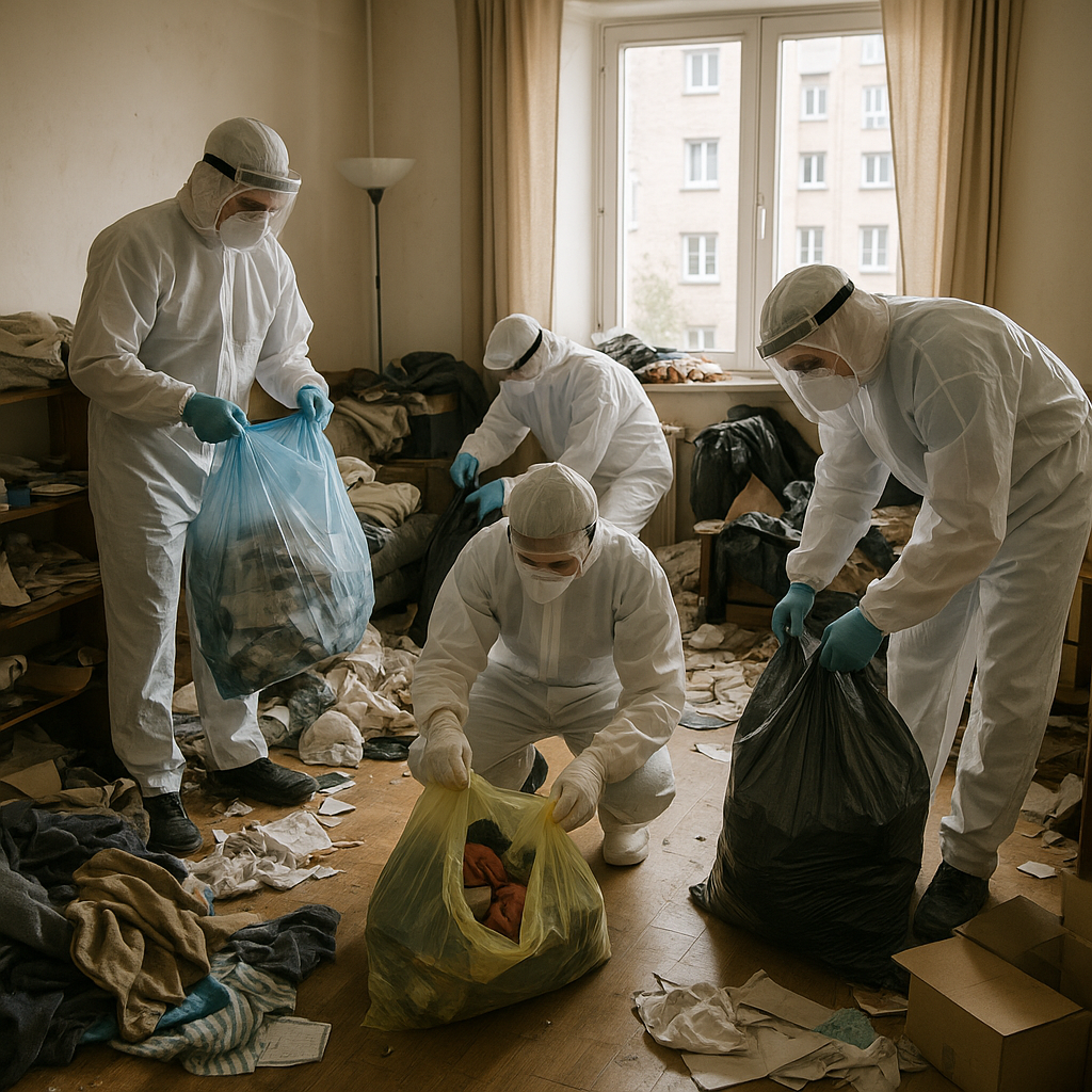 Nettoyage de logements insalubres et syndrome de Diogène